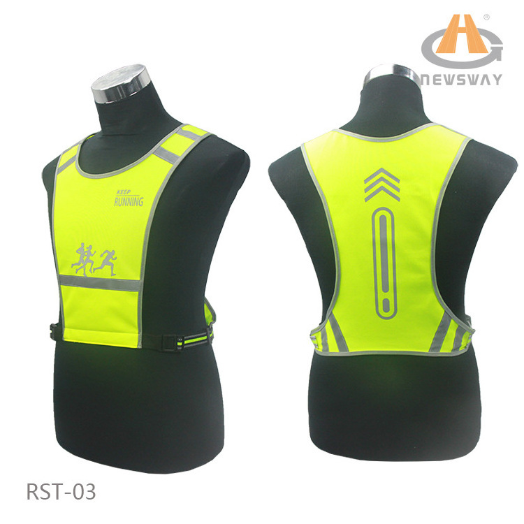 2023 Amazon Hot Cycling Sports Night Running Reflective Vest-Night Running Rechargeable Led Luminous Reflective Vest