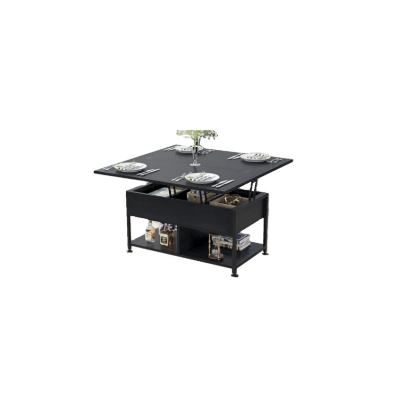 Lift Top Coffee Table,4 in 1 Multi-Function Coffee Table with Hidden Compartment,Modern Lift Tabletop Dining Table