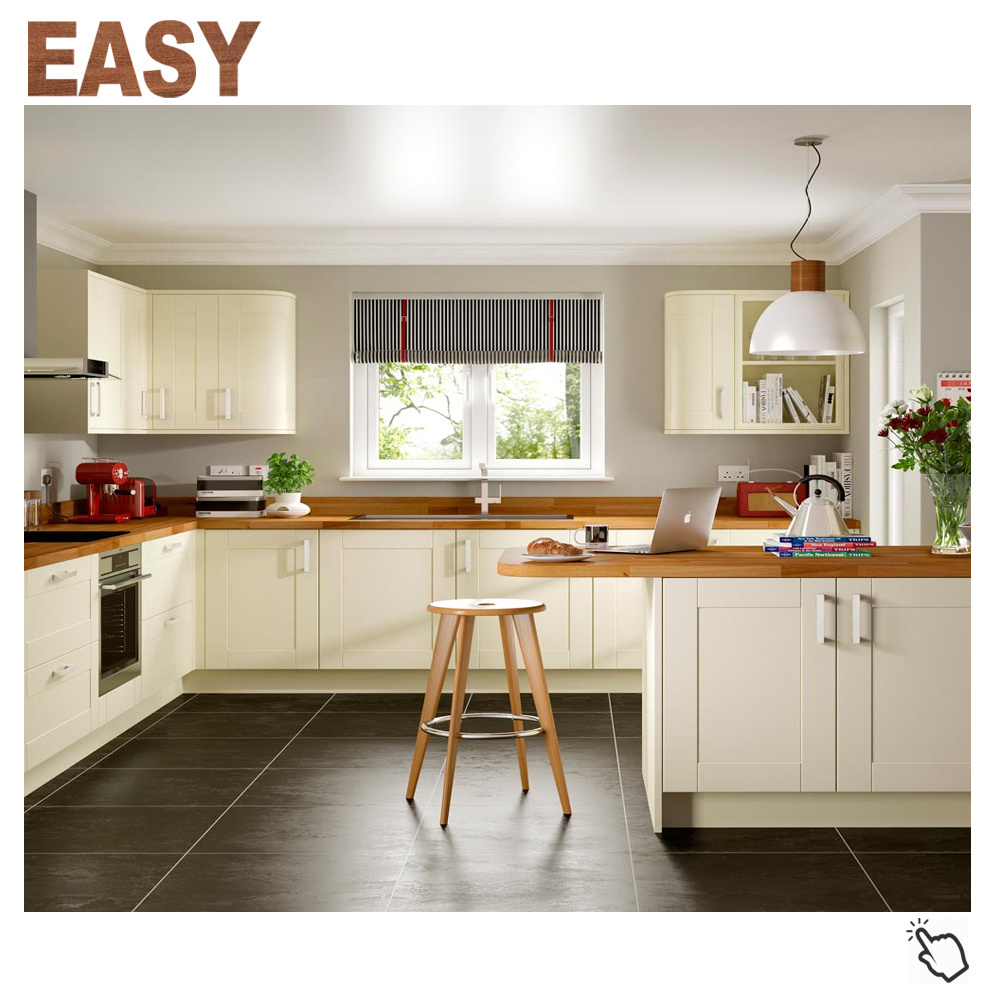 Easy furniture pattaya thailand doors gloss laminate kitchen cabinet with led downlight lights