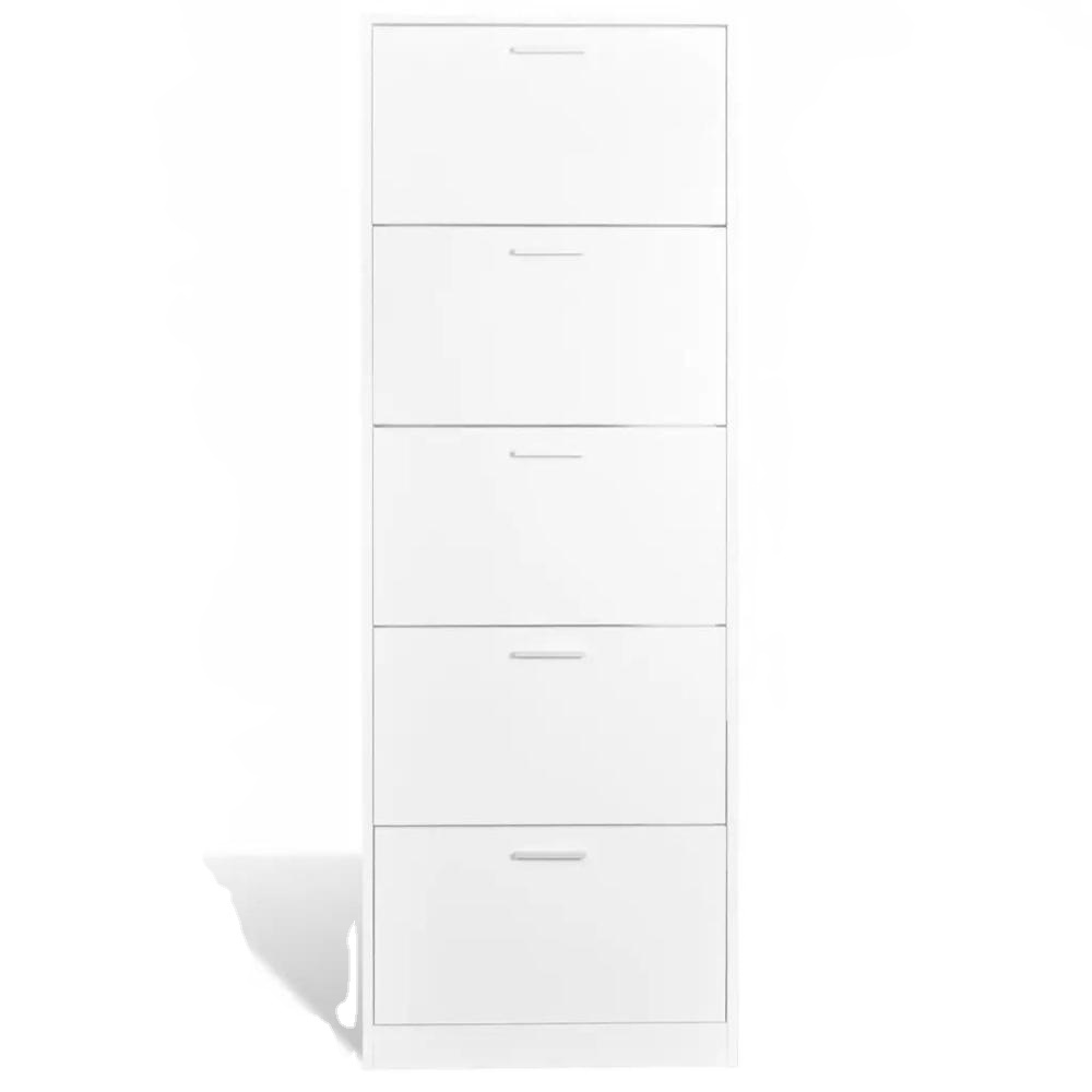 Hot Sale Entryways Storage Home Nordic Space Saving White Wooden Ultra Thin Modern Shoe Cabinet