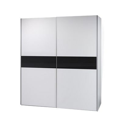 Bedroom wardrobe sliding door design closet 170 x 195 x 63 cm 