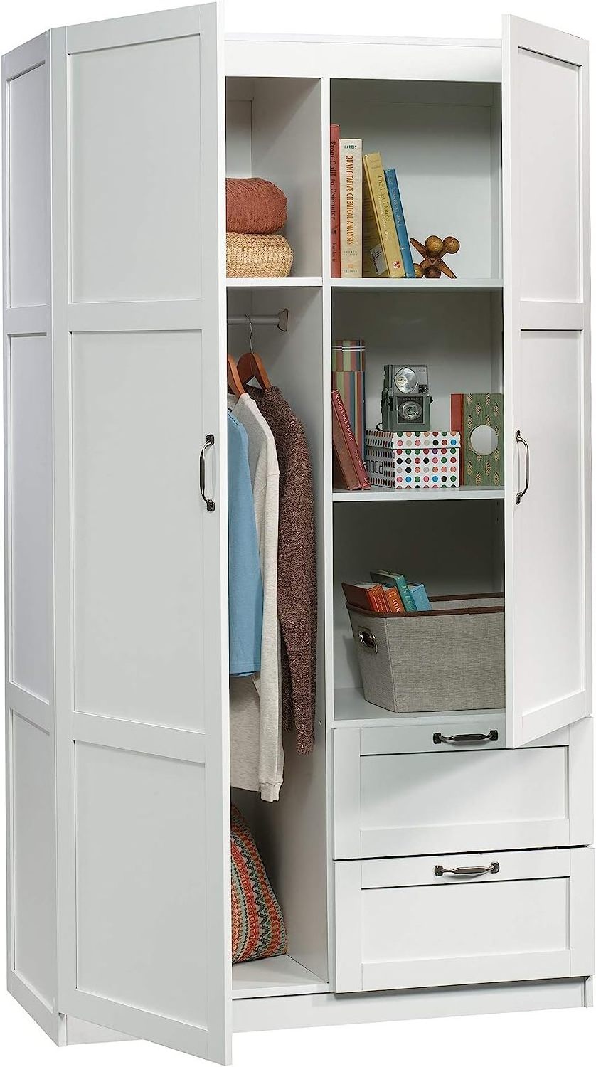 Salable Storage Cabinet Excellent And Durable Bedroom Furniture With 2 Doors And 2 Drawers For Wood Wardrobes