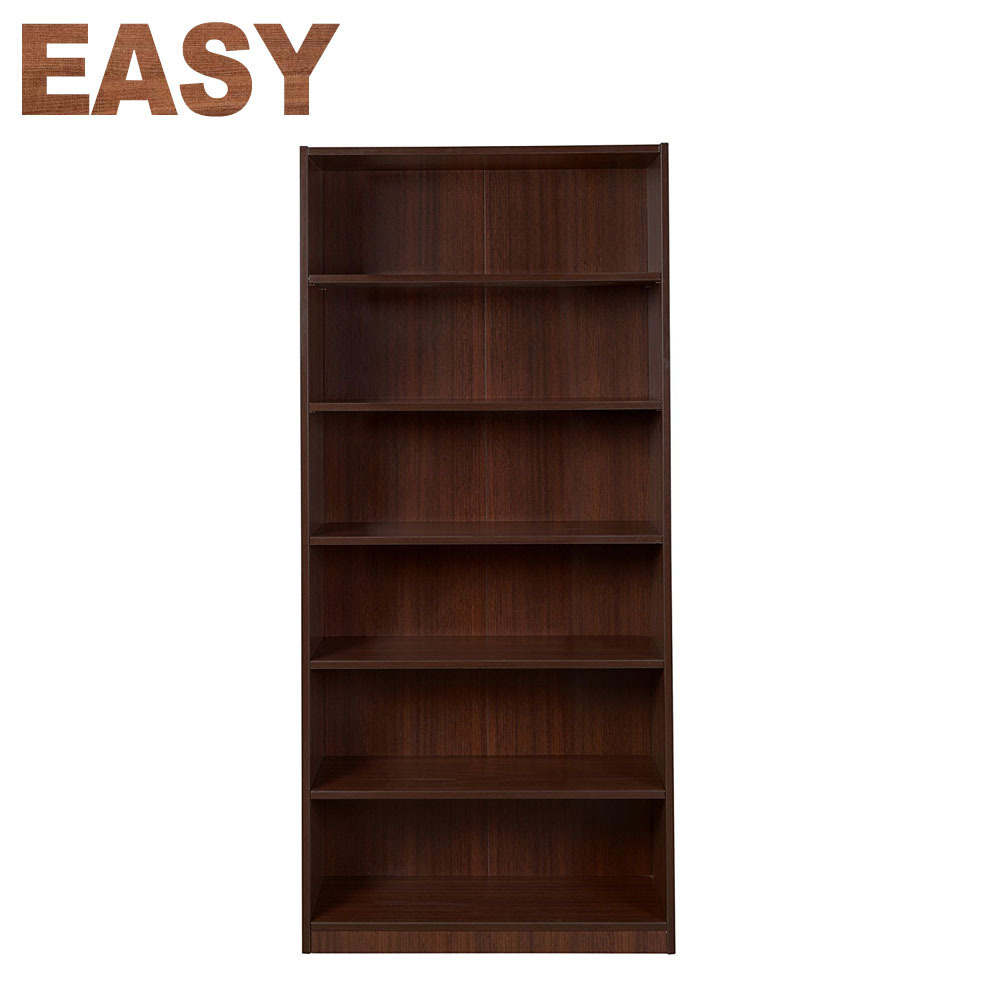 New Design Bookshelves Antique Reproduction Simple Antique Walnut Design 6 Layers Wall Cabinet Bookcase