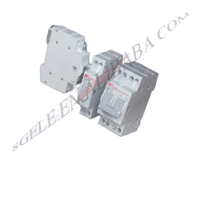 100A manual modular change over breaker DIN Rail install disconnector switch