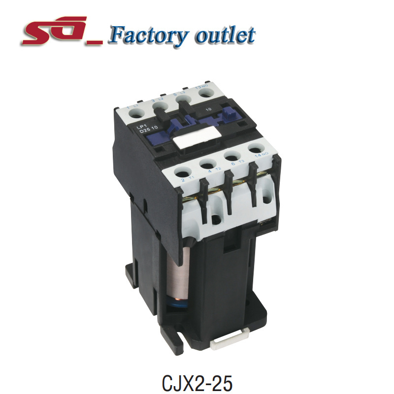 LC1-D CJX2 LP1 4011 1NO+1NC types of contactor dc Combined with the auxiliary contact block