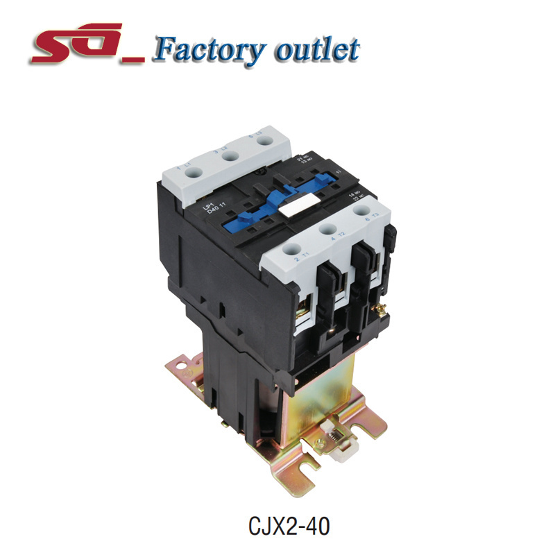 LC1-D CJX2 LP1 4011 1NO+1NC types of contactor dc Combined with the auxiliary contact block