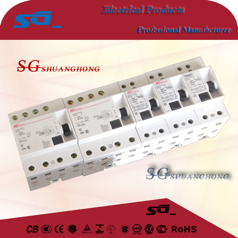 63A80A100A125amp 240/415V 5SM1 RCCB electromagnetic type rccb residual current circuit breaker