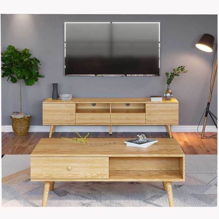 2022 hot sale furniture modern 16cm furniture wood tv table luxury television stand wall mounted for home