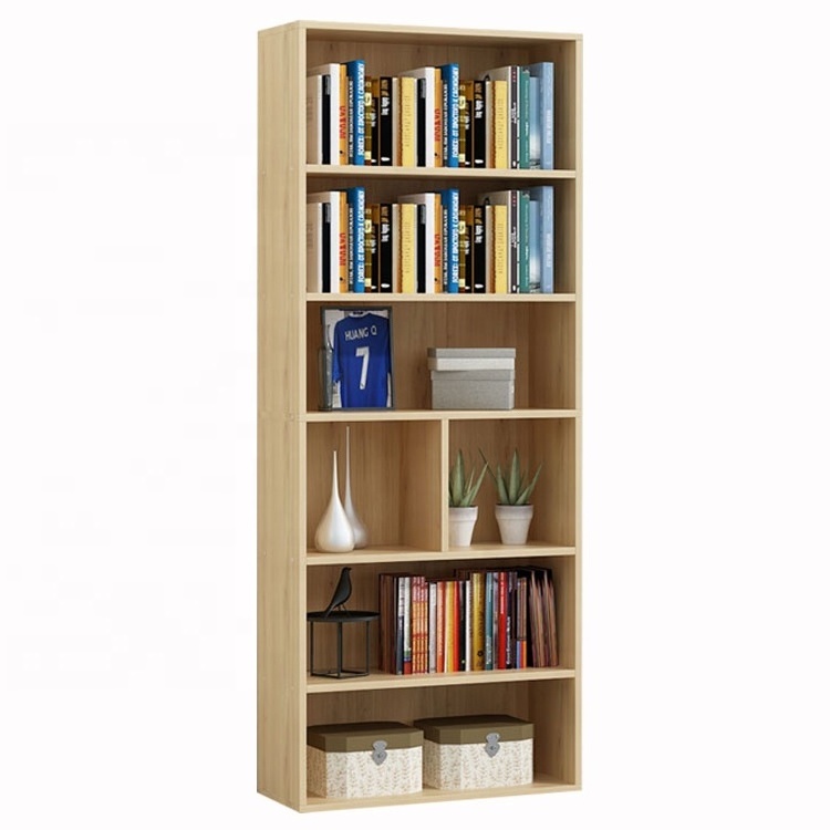 Hot selling modern luxury wooden bookcase designs China factory price kindergarten book shelf for living room