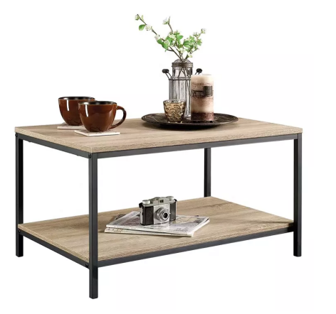 Industrial Rustic Wooden top Stacking Nesting Coffee Table Living Room Sofa Table