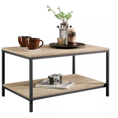 Industrial Rustic Wooden top Stacking Nesting Coffee Table Living Room Sofa Table