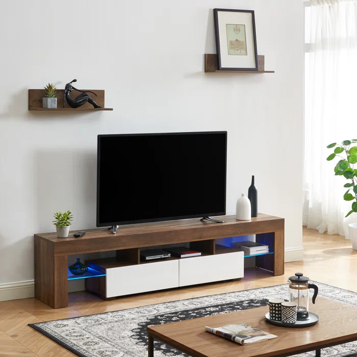 New design TV cabinet with LED light modern fashion Luxury TV stand modern-style TV stand for