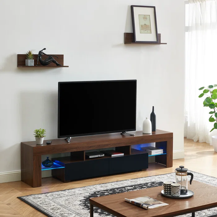 New design TV cabinet with LED light modern fashion Luxury TV stand modern-style TV stand for