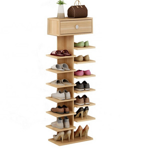 best selling wood modern school shoe rack for living room