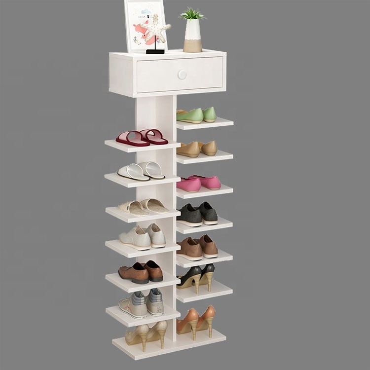 best selling wood modern school shoe rack for living room