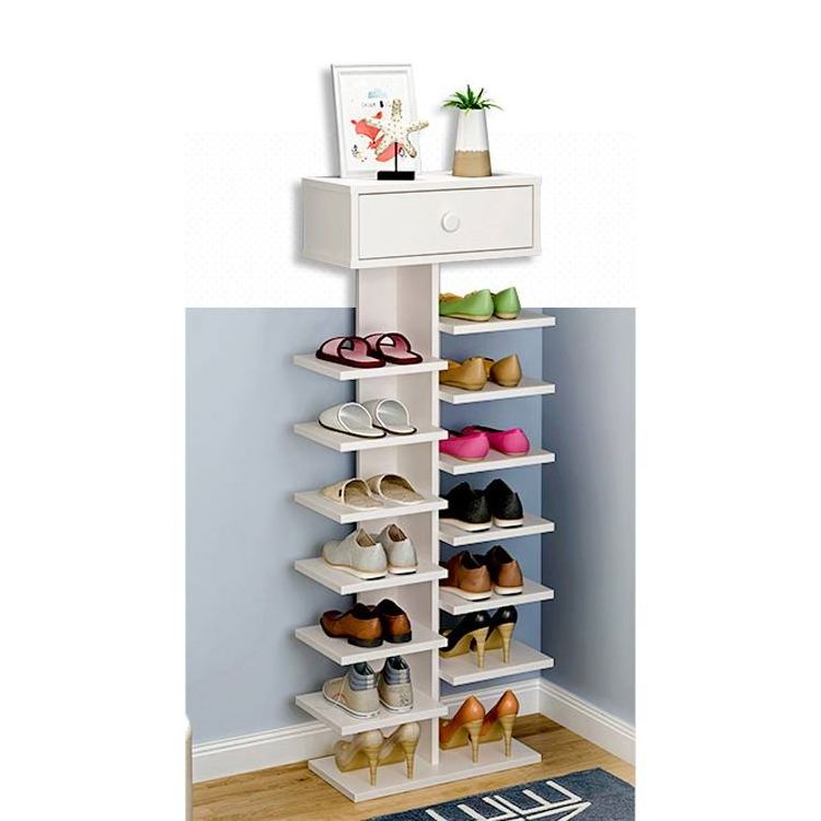 Factory entryway modern Eco-friendly wall mounted multilayer shoe cabinet for living room