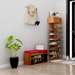 Factory entryway modern Eco-friendly wall mounted multilayer shoe cabinet for living room