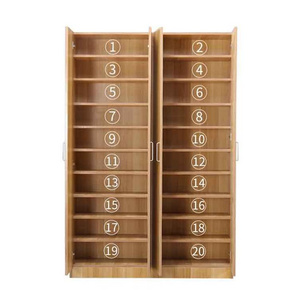 Hot saling wooden modern 100 pair shoe rack  for living room