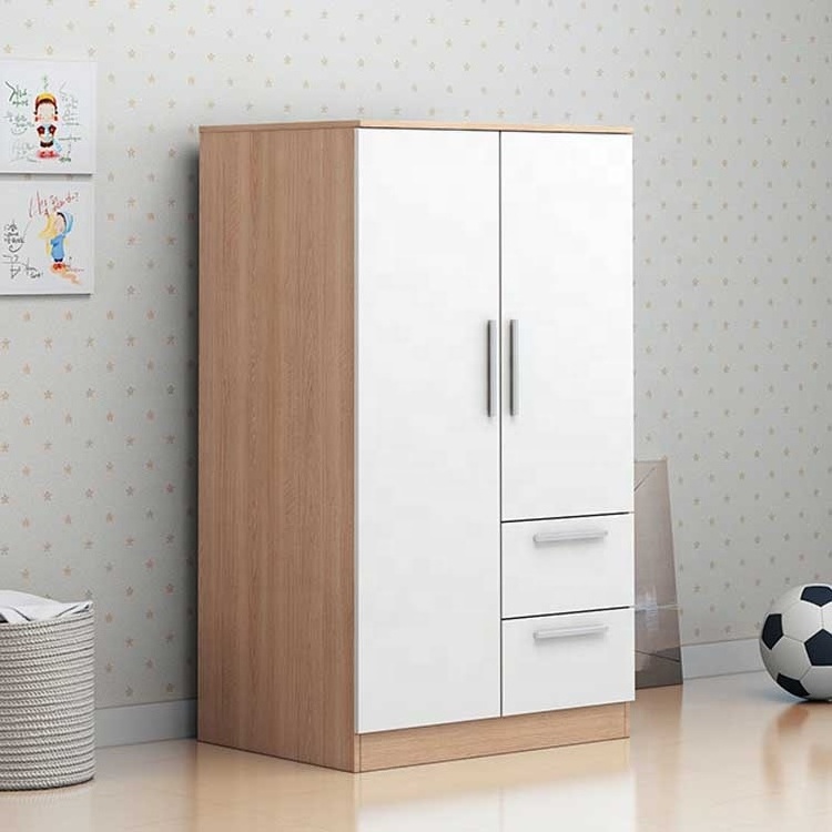 wooden bedroom furniture baby children small kindergarten portable free standing wardrobe with factory price