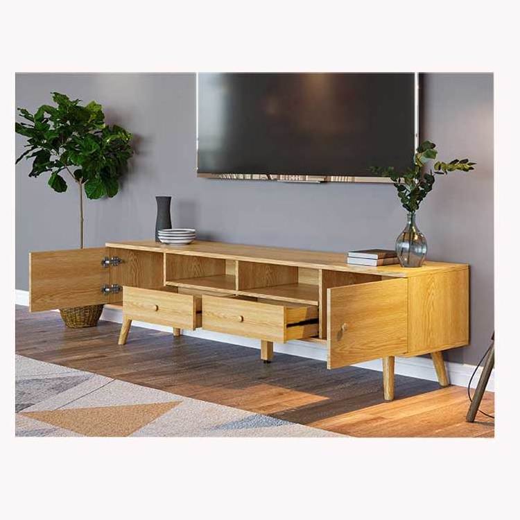 2022 hot sale furniture modern 16cm furniture wood tv table luxury television stand wall mounted for home