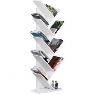 hot selling modern wood wooden China factory price movable book shelf for living room