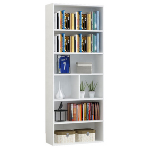 Hot selling modern luxury wooden bookcase designs China factory price kindergarten book shelf for living room