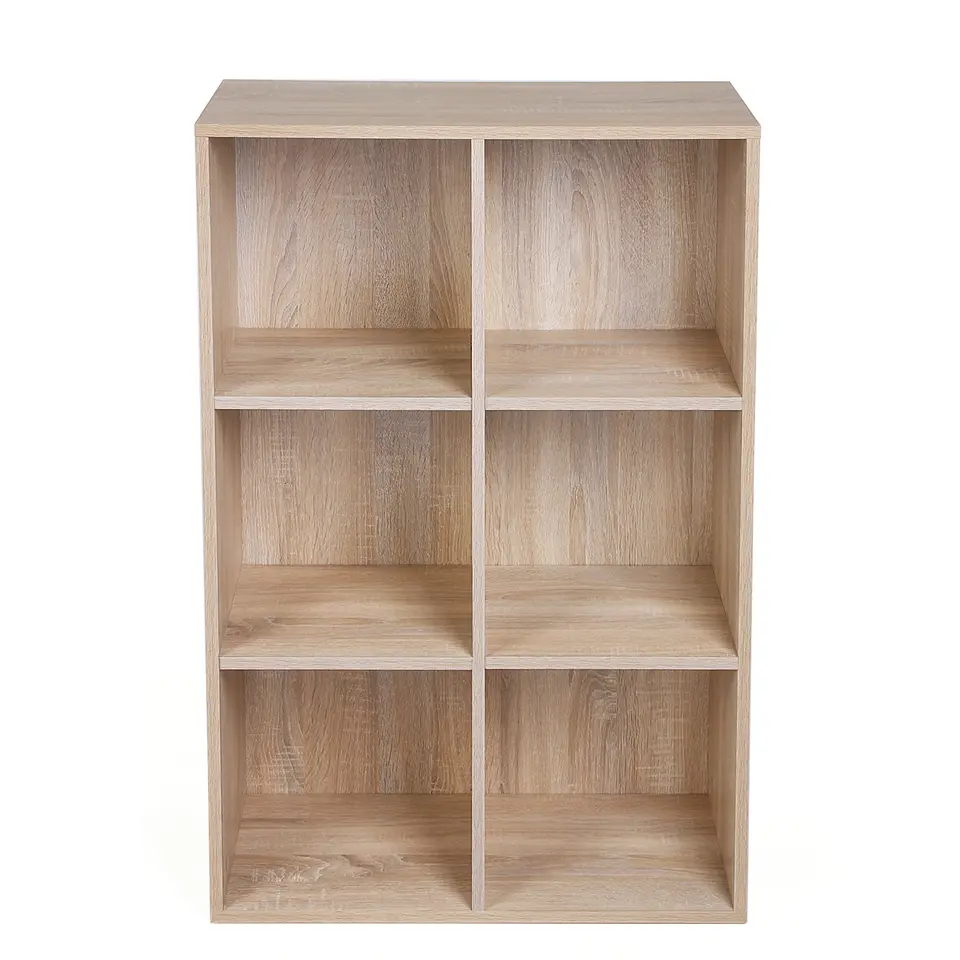 6 Cube Open Storage Cabinet Shelves Display Different Colors Fashionable Home Furniture Wooden Bookcase