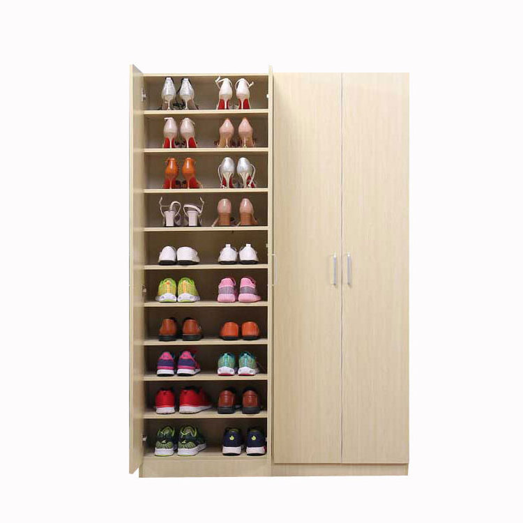 2018 wooden storage taller modern shoe cabinet  for home