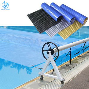 Factory Wholesale Price Pool Accessories 400/500/600 mic PE Bubble Film Swimming Pool Solar Cover