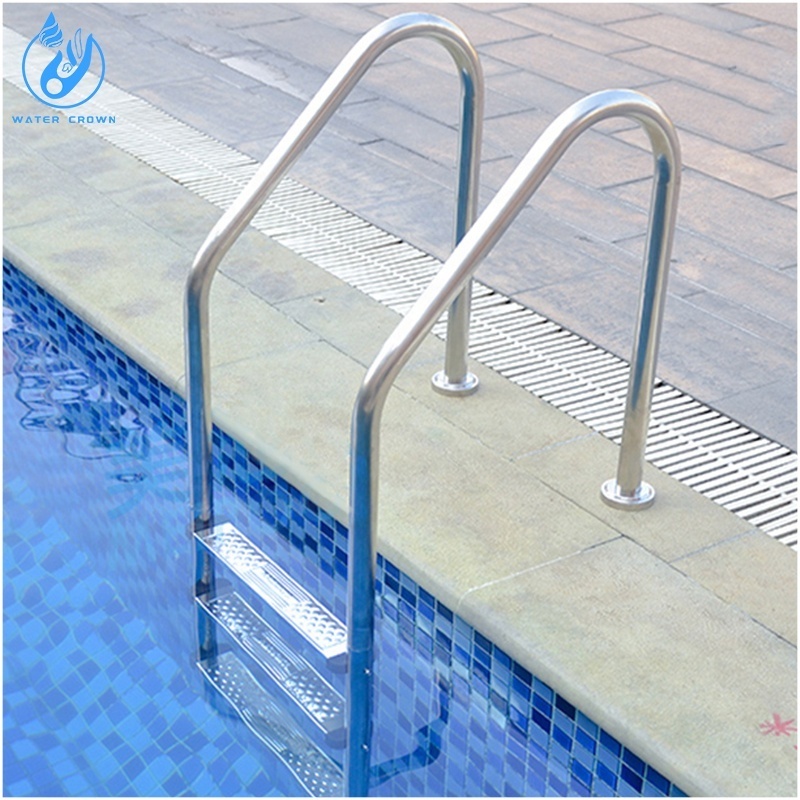 Stainless steel 304/316 safety Handrail durable Ladder with high quality for Swimming Pool/water park