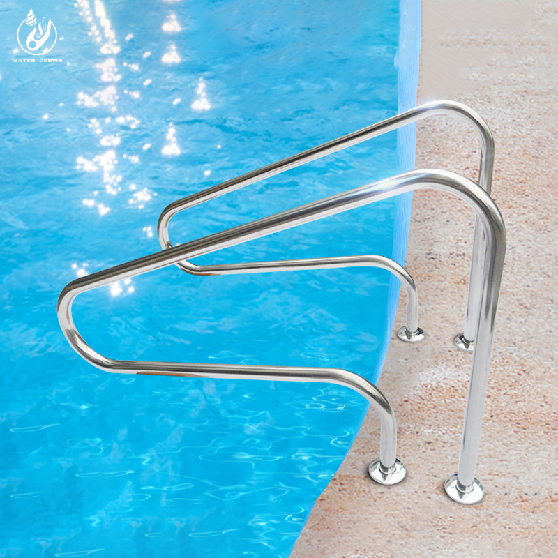 Classic Popular Style removable swimming pool handrail for railing fence  AISI 304 316L Anti rust stainless steel