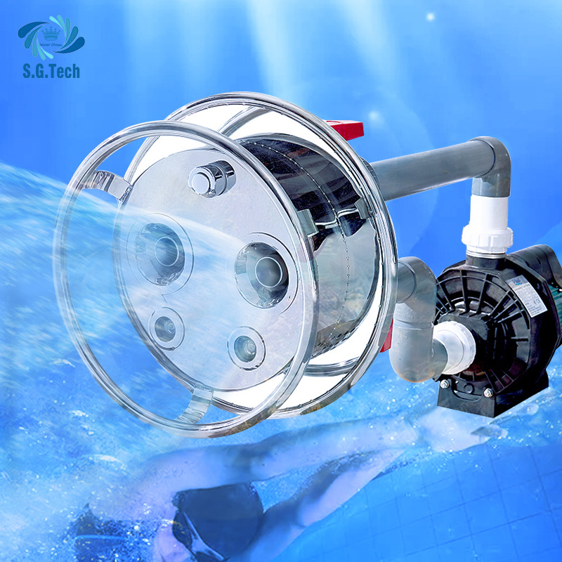 Stainless Steel Outdoor Jet Swim Counter Current Jet Swim Training Device Swimming Pools Accessories