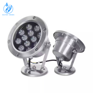 Water Crown Wholesale price fountain lamp stainless steel RGB waterproof underwater fountain lamp