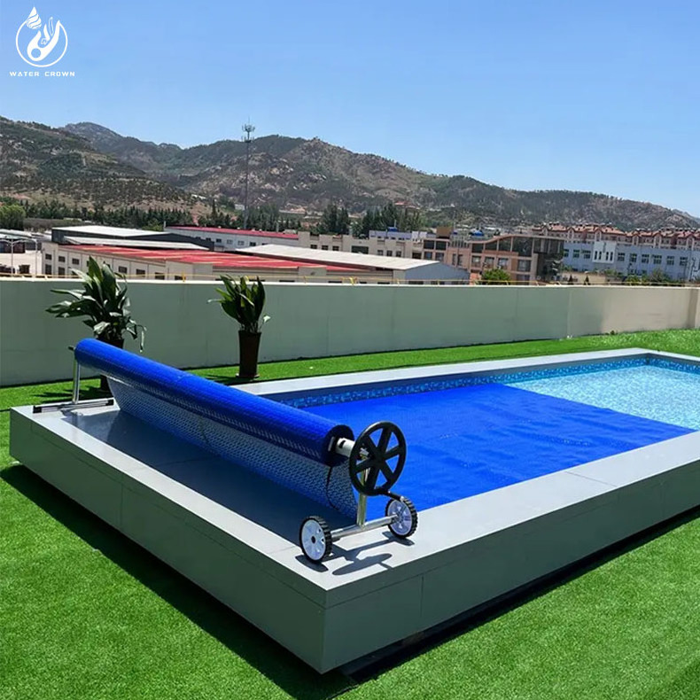 Factory Wholesale Price Pool Accessories 400/500/600 mic PE Bubble Film Swimming Pool Solar Cover