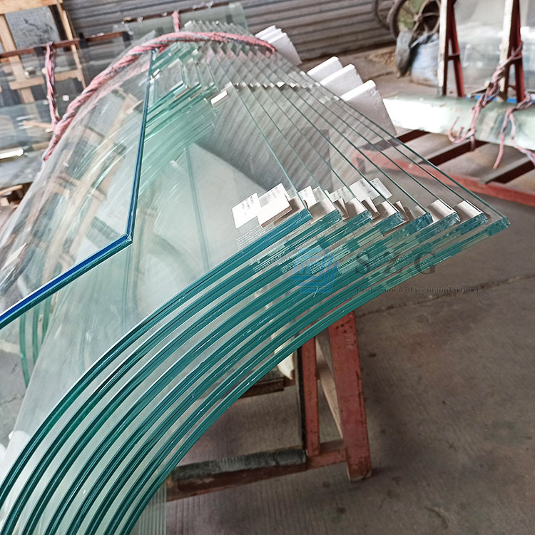 SZG CE SGCC Certificate 6mm 4mm Thick Clear  Laminated Safety Tempered Glass Panel 12mm Price PVB SGP Laminated Glass Suppliers