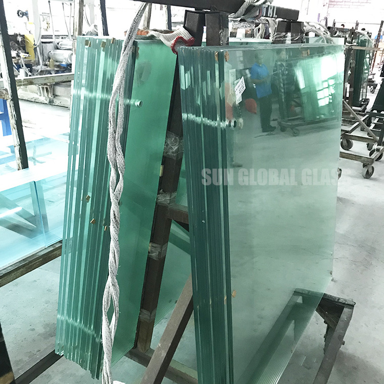 bulletproof laminated glass panel price for sales high quality custom safety toughened laminated bullet proof building glass