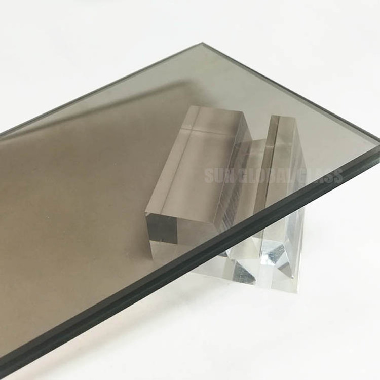 4mm 5mm 6mm 8mm 10mm 12mm dark smoke bronze tempered toughened tinted safety decorative building glass sheet price