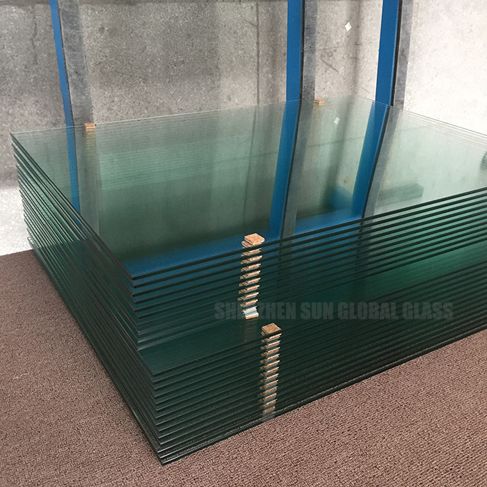 6mm safety clear tempered toughened thermal glass panels for building shower sliding door windows roofing railing handrail price