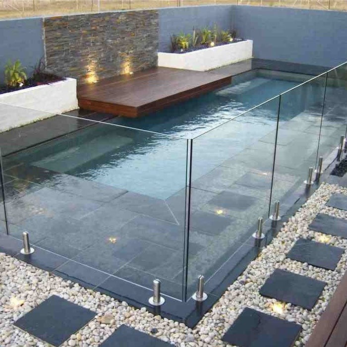 tempered glass swimming pool fence safety clear toughened building glass for swimming frameless railing balustrades handrail