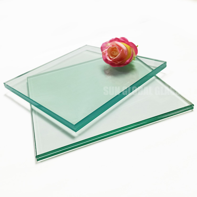 Clear Tempered Laminated Glass Sheet Safety Bulletproof Tempered Thermal Double Layer Interlayer Pvb Laminated Glass Factory