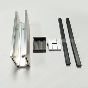 aluminum u channel profile for glass railing price u shape channel for outdoor indoor frameless glass balustrade handrail