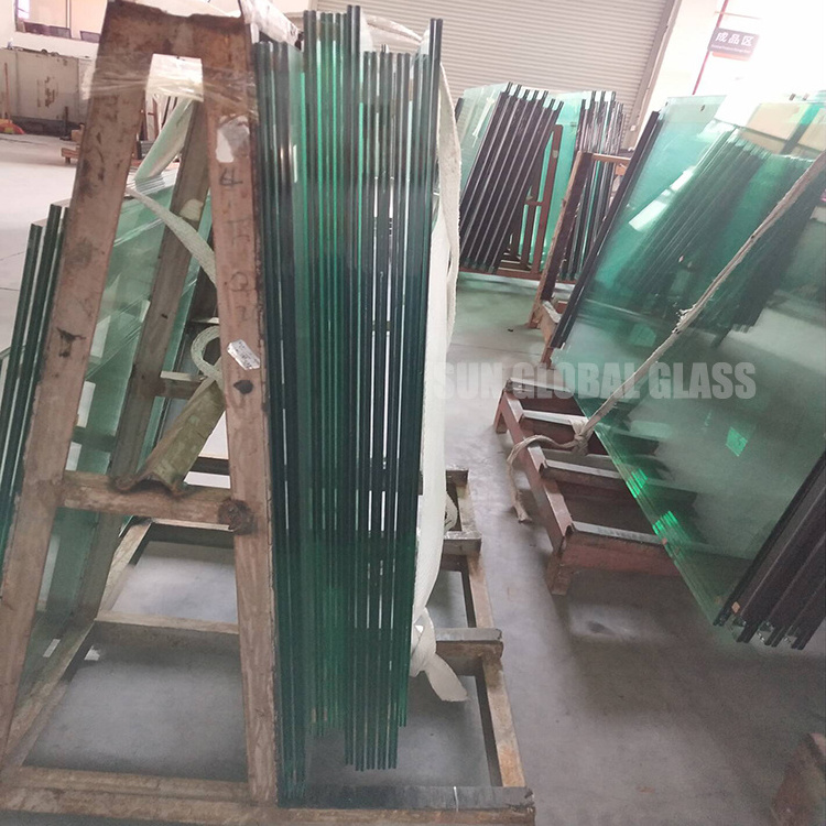 bulletproof laminated glass panel price for sales high quality custom safety toughened laminated bullet proof building glass