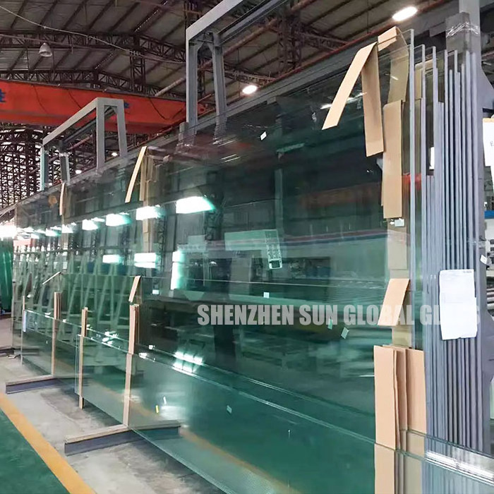 4mm 5mm 6mm 8m 10mm 15mm 19mm custom clear fully tempered toughened thermal glass window sliding door wall panels price