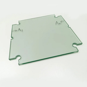 12mm Thk OEM Normal Clear Tempered Toughened Glass Pane Cut To Size With Certified Cost Per Square Foot