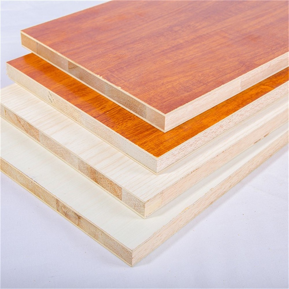 1220*2440mm Pine Core  Malacca core Paulownia core Block Board with Melamine Paper for Furniture