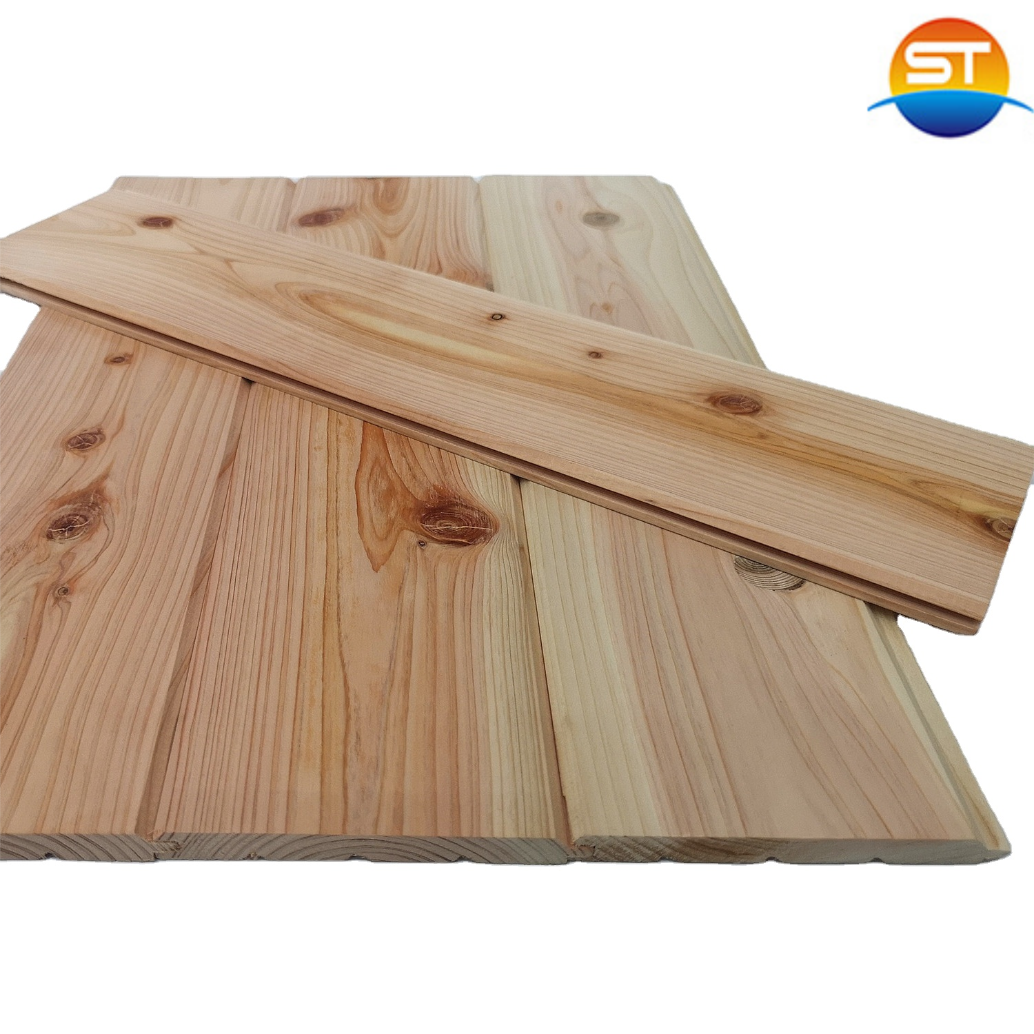 Japanese hinoki cypress lumber cutting board 10x100x2400mm Hinoki wall panel for kid furniture