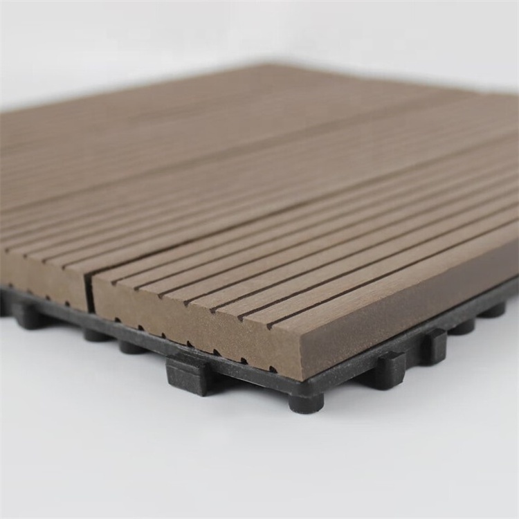 wpc fence wall panel Outdoor WPC Decking Wood Plastic Composite Decking Tiles