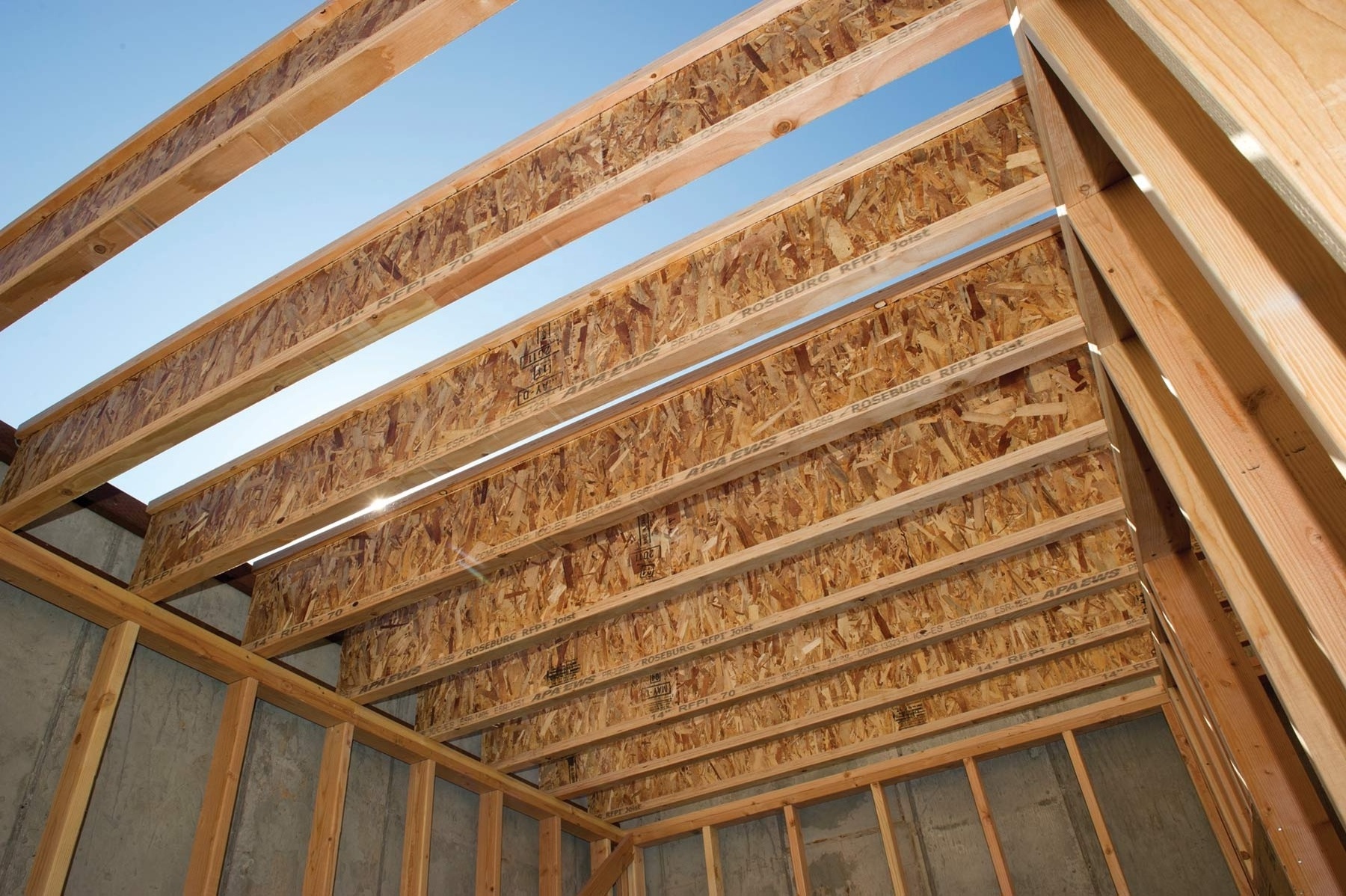 high quality engineered wood product I-joist panels lightweight engineered I-joist  timber beam