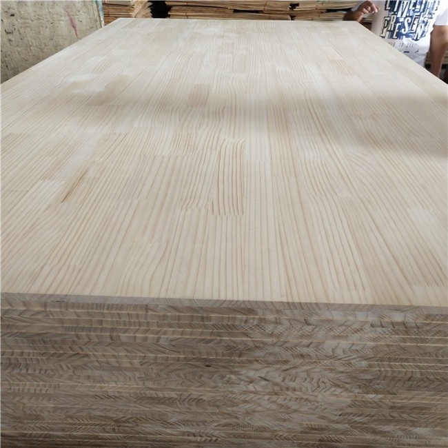 4200*500/600mm AA Grade Radiata Pine Hinoki Rubberwood Finger Joint Laminated Board for Japan Markets