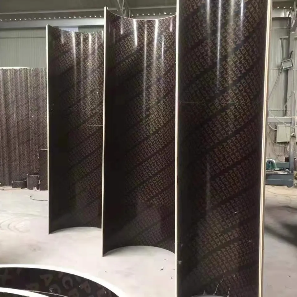 Film Coated Plywood Poplar Wood Circular Column Formwork